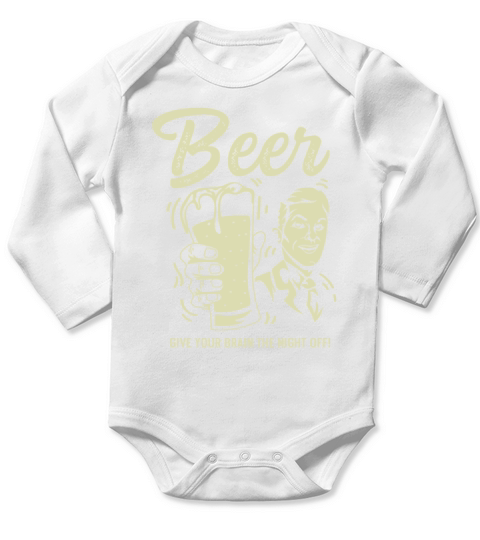 The Night Off Party-goer Gift Long Sleeve Baby One-Piece