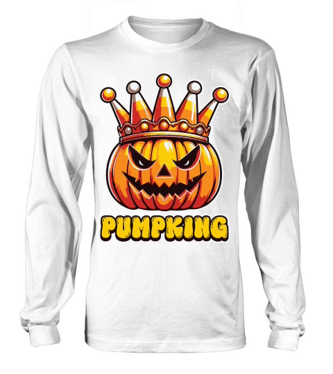 Pumpking Pun Halloween Pumpkin Long sleeved Unisex