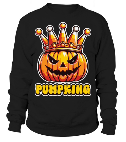 Pumpking Pun Halloween Pumpkin Sweatshirt Unisex