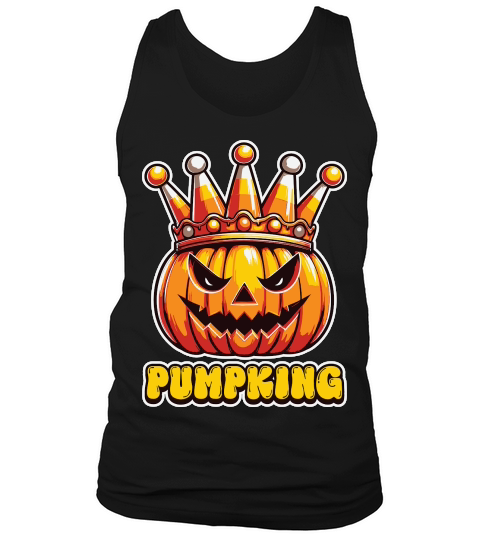Pumpking Pun Halloween Pumpkin Tank Top Unisex