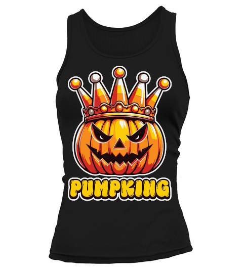 Pumpking Pun Halloween Pumpkin Tank top Woman