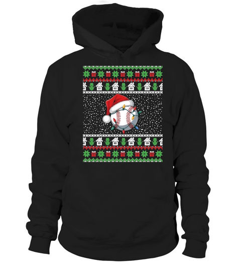 Ugly Christmas Holiday Baseball Hoodie Unisex