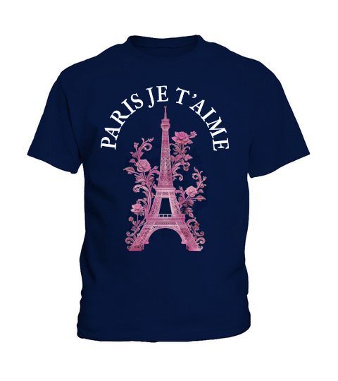 Paris France Eiffel Tower Souvenir Kids T-Shirt
