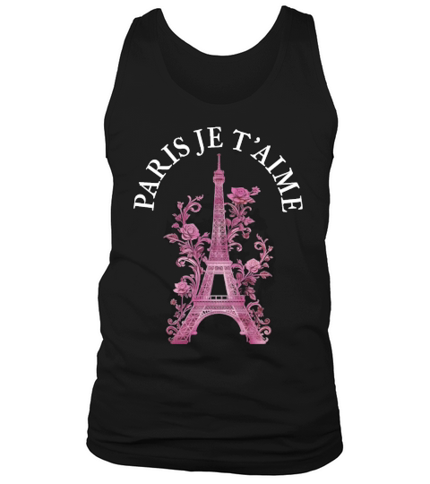 Paris France Eiffel Tower Souvenir Tank Top Unisex