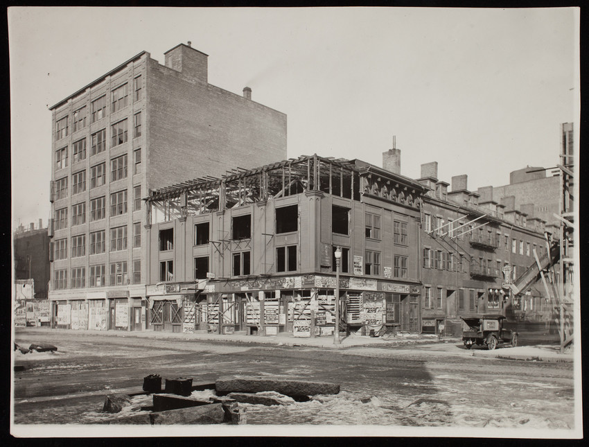 Image of Numbers 74 through 84 Kneeland Street, Boston, Mass., January 3, 1927