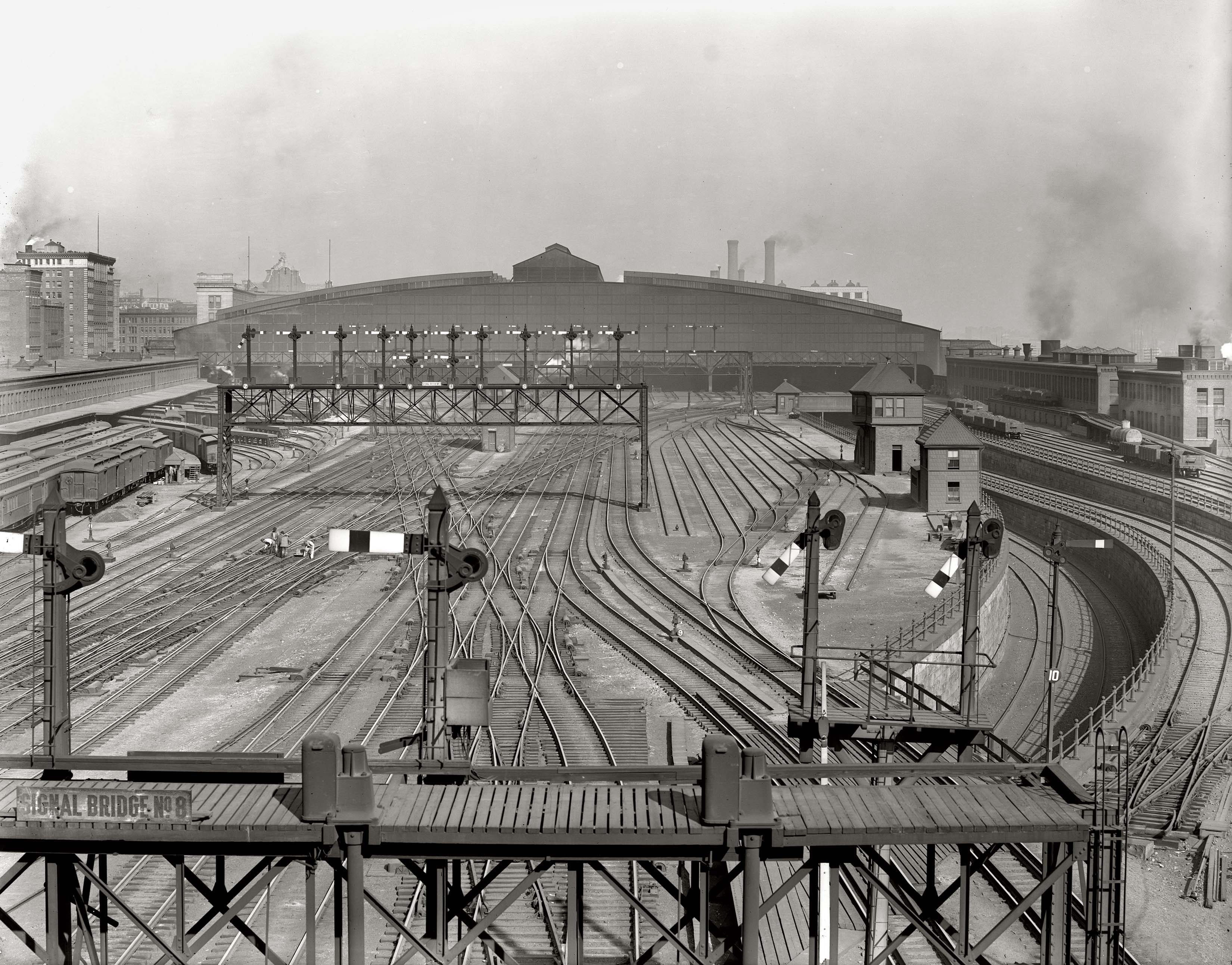 Image of Yards and Tracks, South Terminal Stations, Boston, Mass.