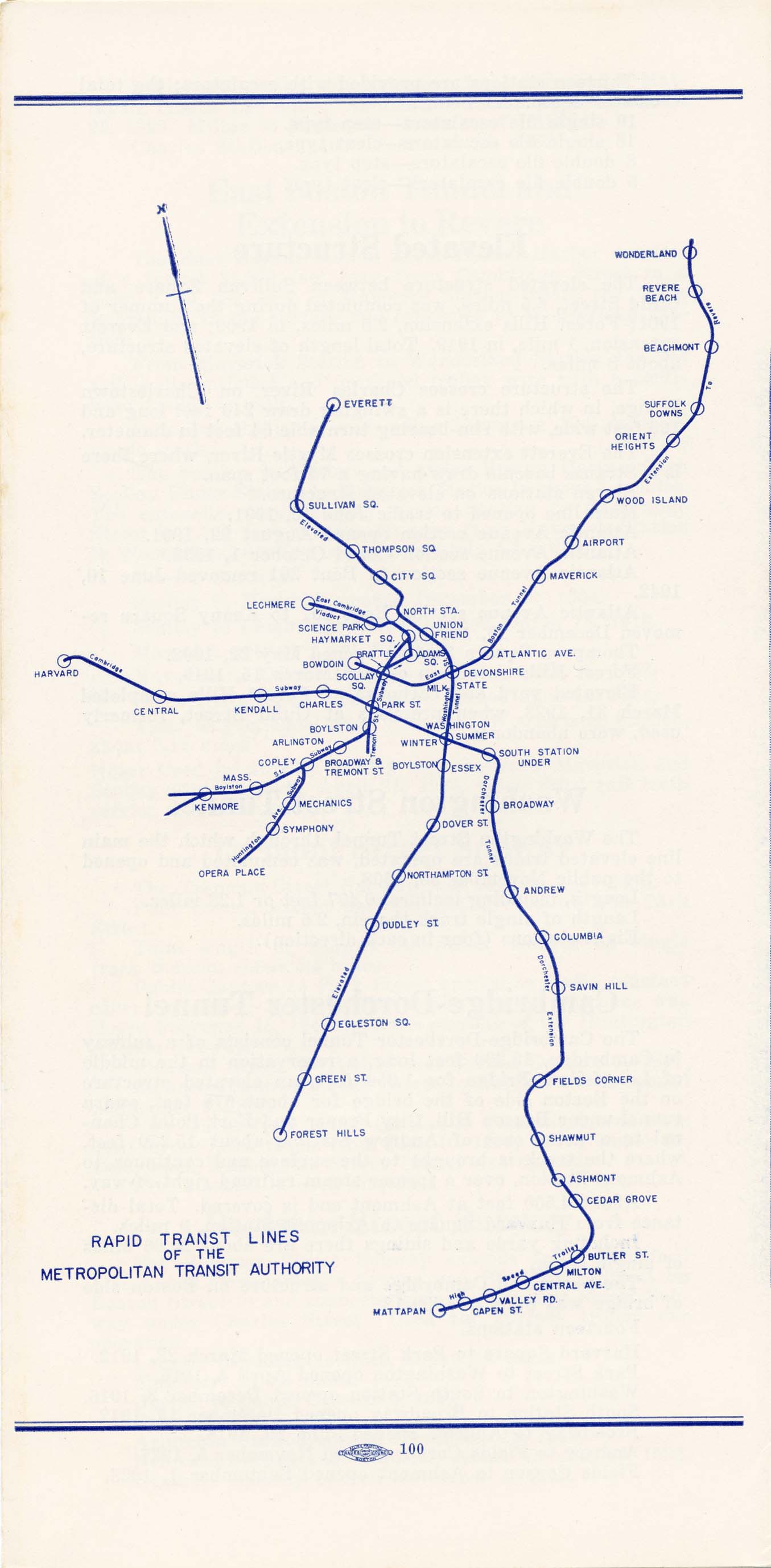 Image of Rapid Transt [sic] Lines of the Metropolitan Transit Authority
