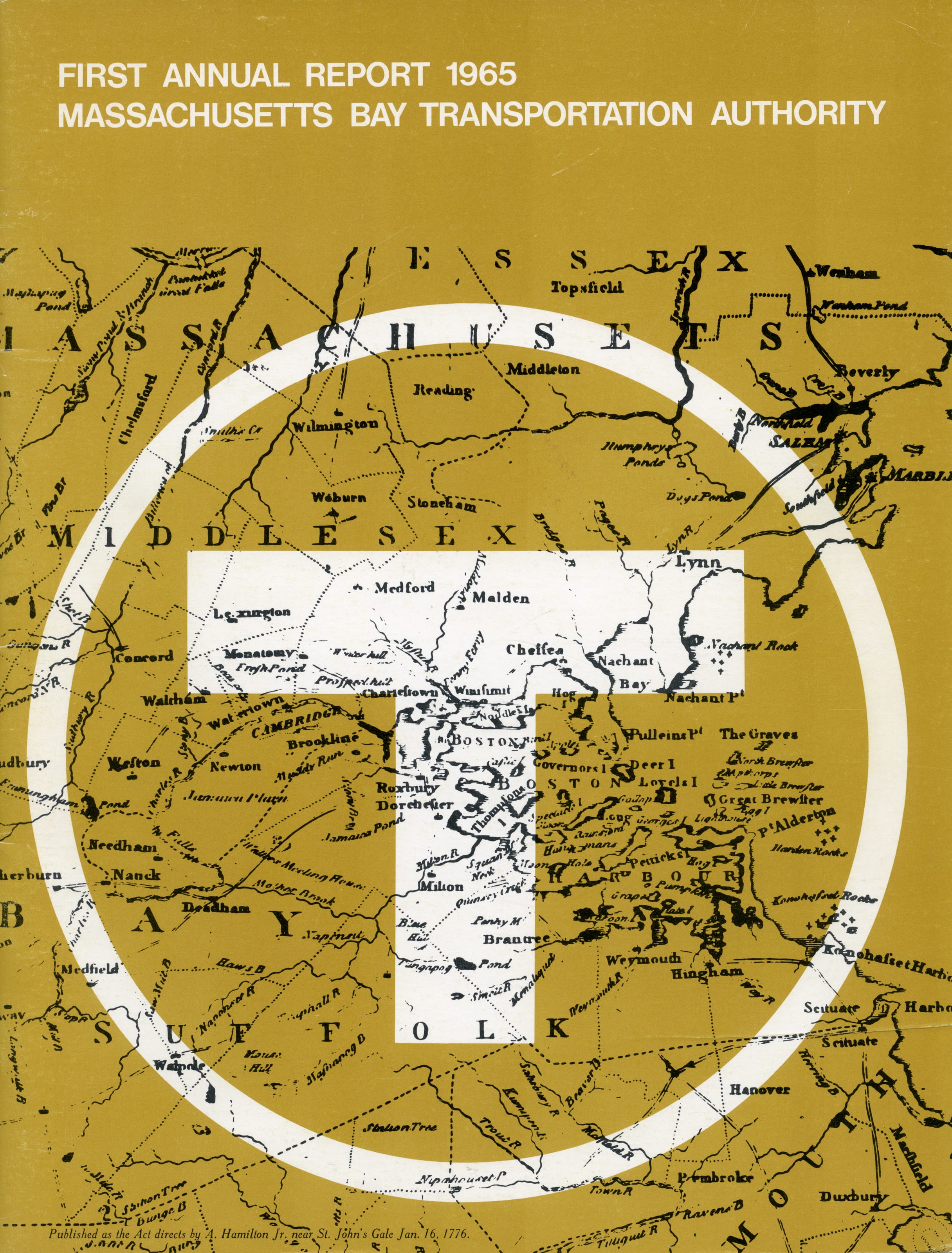 Image of Cover of “First Annual Report”