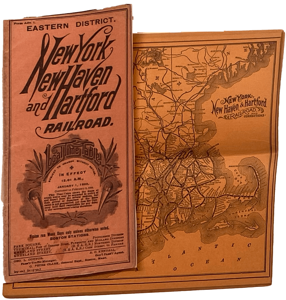 Image of Eastern District, New York, New Haven & Hartford Railroad Local Time Table
