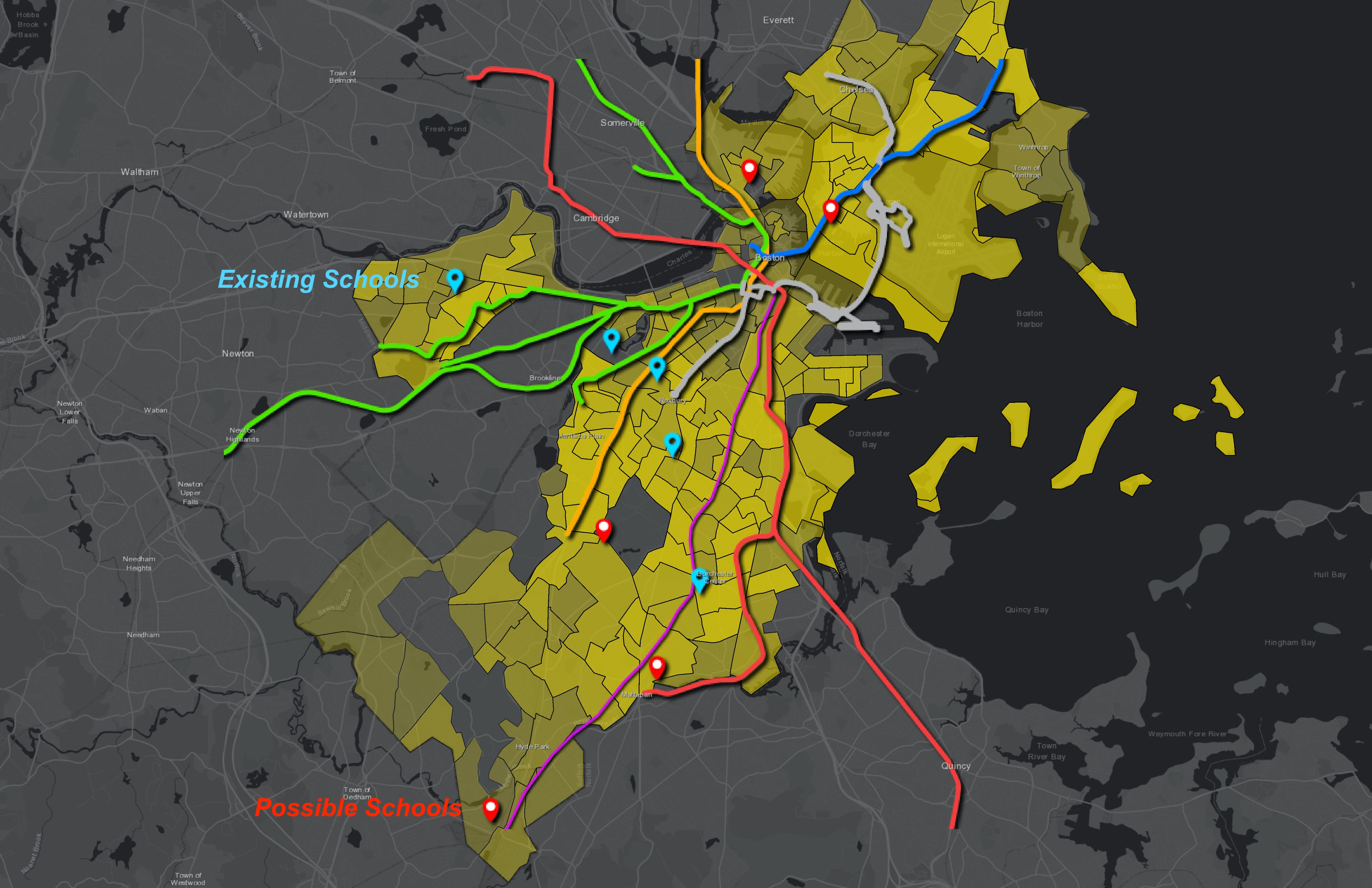 Getting Around Town: Four Centuries of Mapping Boston in Transit