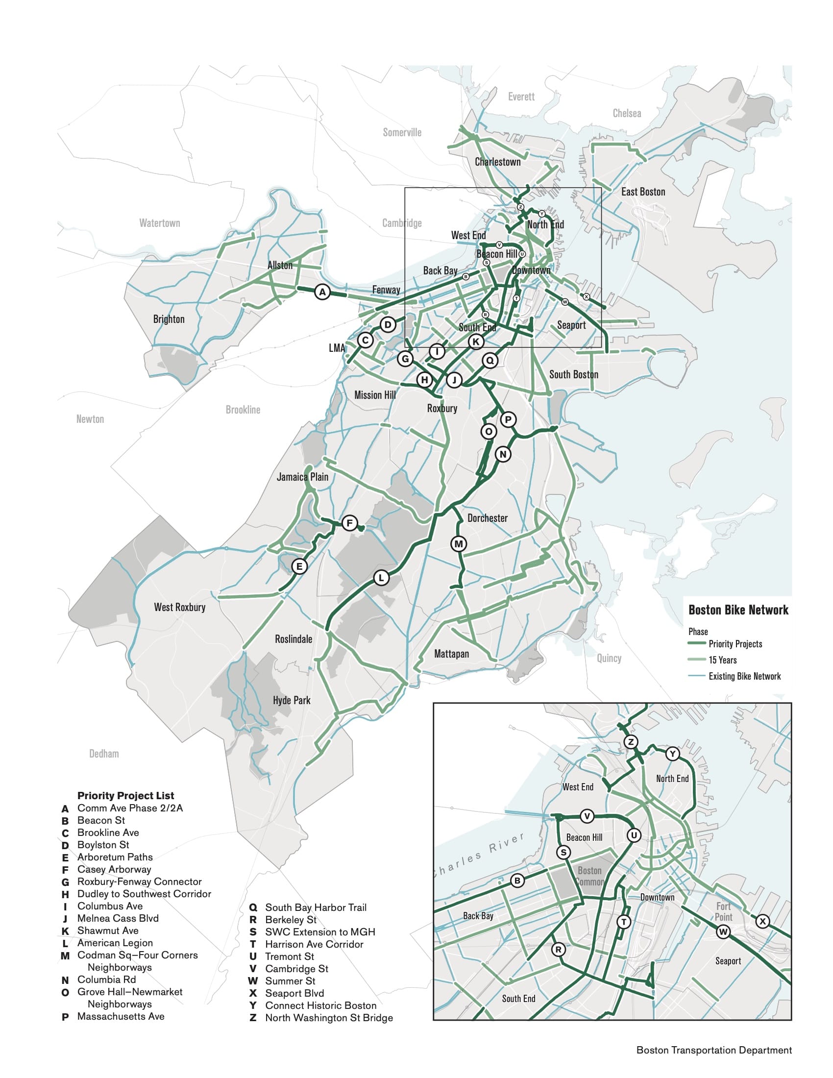 Getting Around Town: Four Centuries of Mapping Boston in Transit