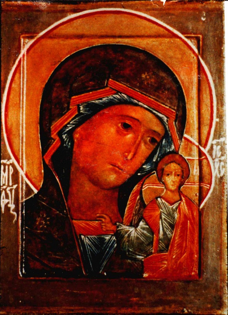 Icon of the Theotokos and Child by Gregory Krug