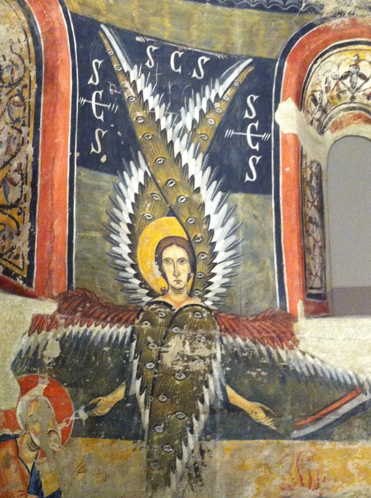 Seraph touching Isaiah's lips with a burning coal