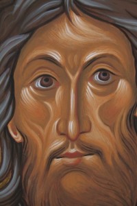 Close-up of St-John the Baptist, by Aidan Hart