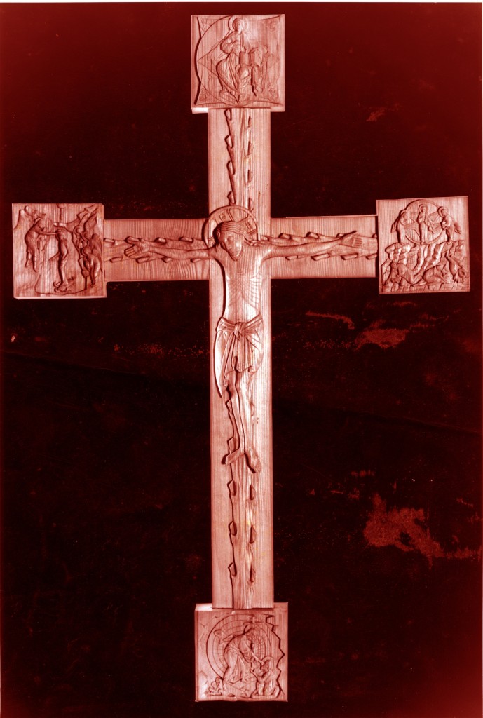 Romanesque cross by Aidan Hart