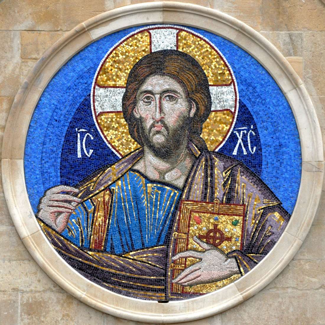 New Mosaic of Christ Pantocrator in Cardiff, Wales – Orthodox Arts Journal