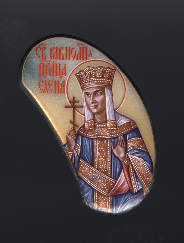 Icon of St-Helen meant to resemble Patriarch Alexi II's mother