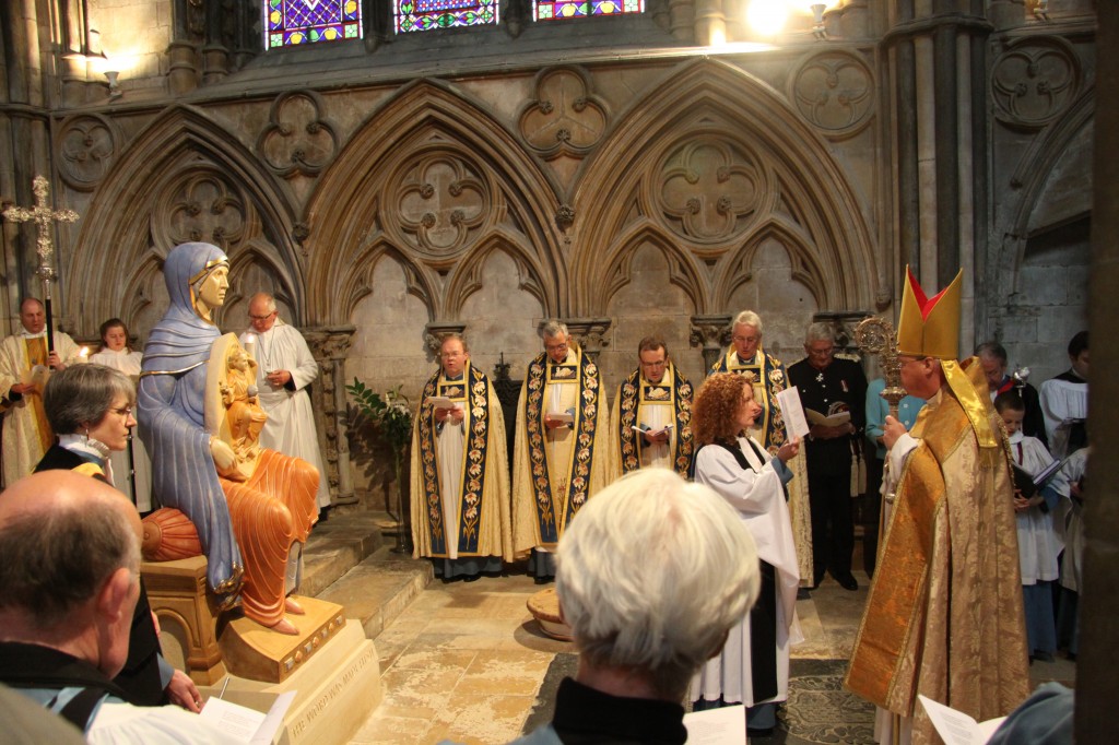 The sculpture's dedication, May 31st, 2014