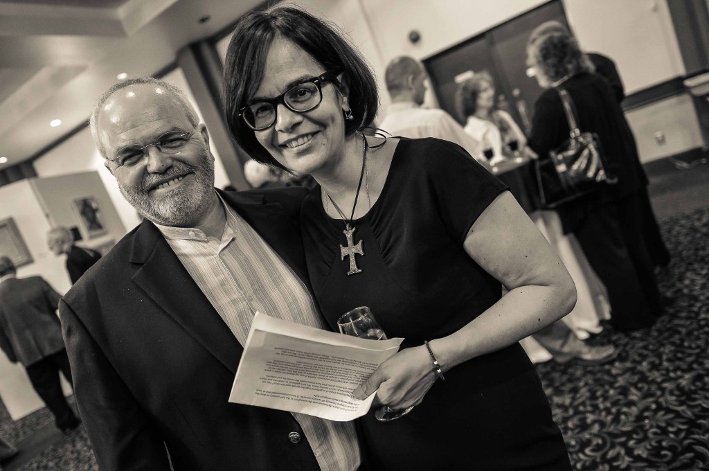 Geroge Kordis with even organiser Lesia Maruschak