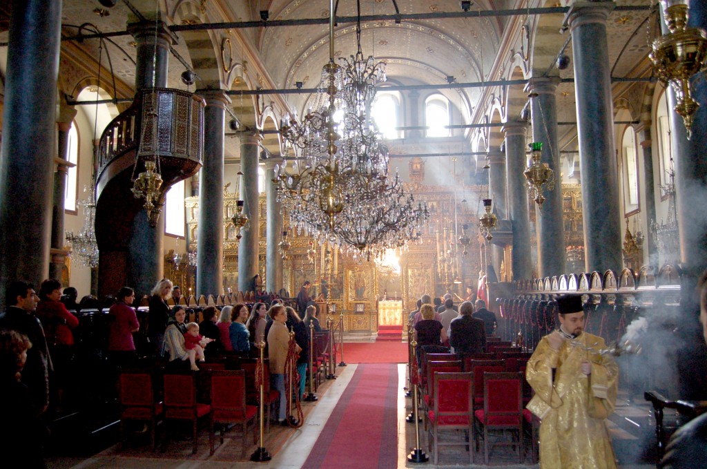 The beginning of Divine Liturgy at the Ecumenical Patriarchate, Istanbul.