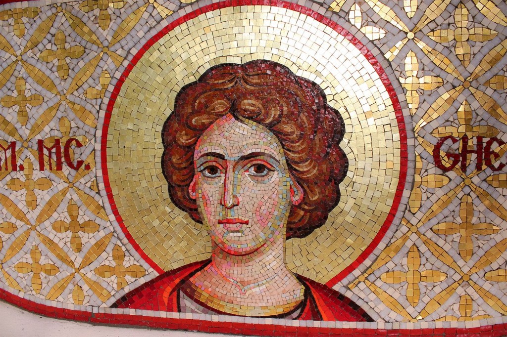 Close-up of St-George made by Anca Sirbu.