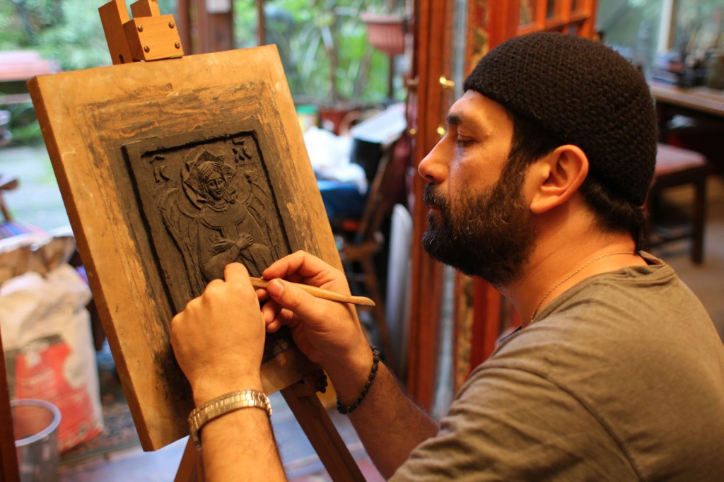 Modelling process of the saviour the holy silence