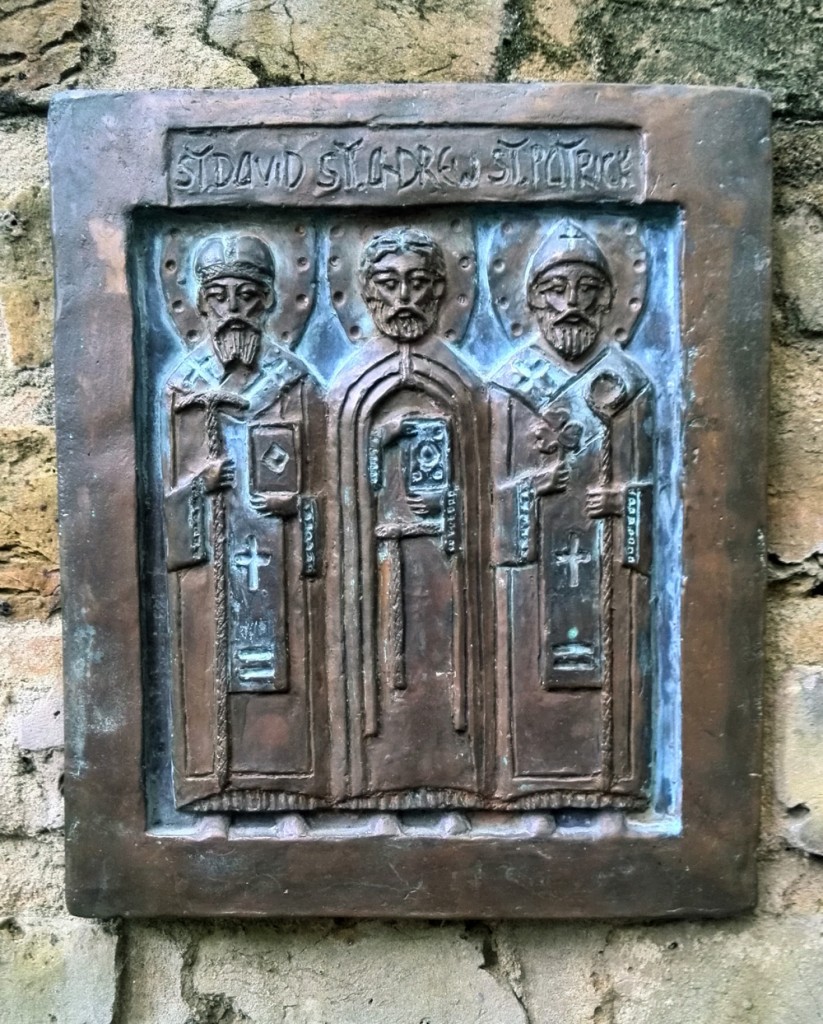 Aleksejevas. St-David of Wales, St-Andrew, St-Patrick.