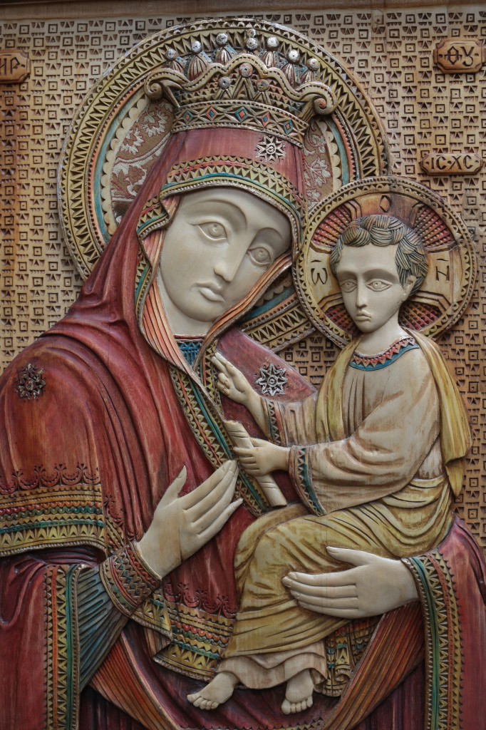 Azbuhanov. "Theotokos of Speedy Counsel". This image became myrrh streaming