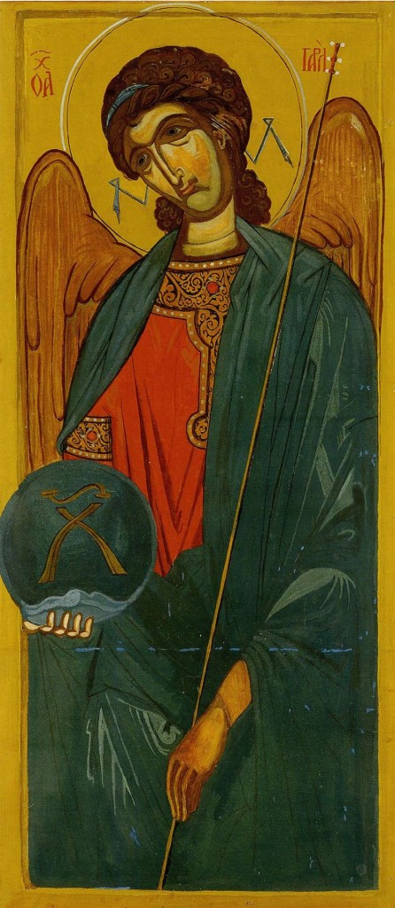 The Angel Gabriel, copy of an icon at Iveron monastery