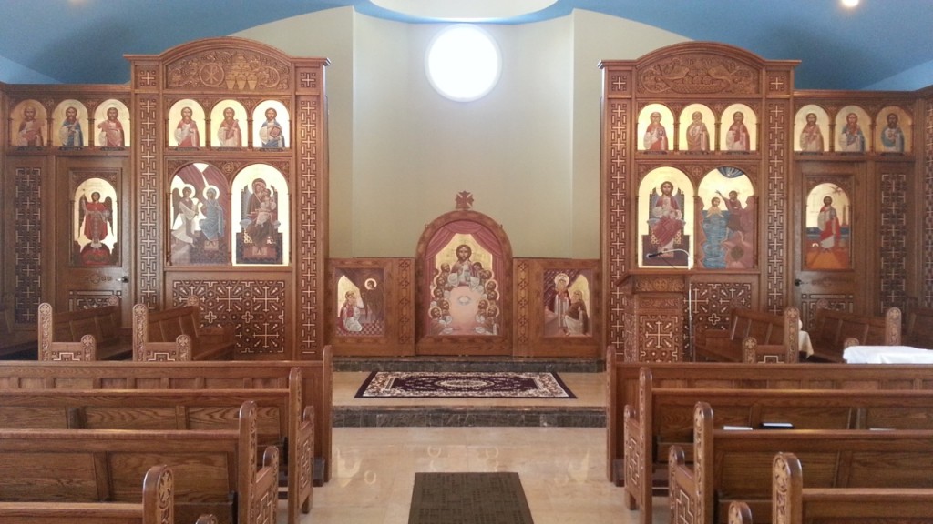 Iconostasis, Stephane René, St Mark’s Coptic church, St Thomas, US Virgin Island. 2012