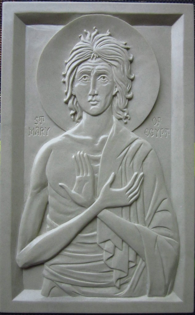 Steatite icon of St-Mary of Egypt by the author