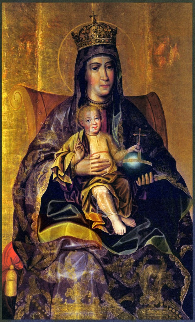 Karp Zolotarev, Theotokos and the Child, late 17th cent. Andrei Rublev Museum, Moscow. In Zolotarev, emplyed by the Kremlin Armory, we can already see the turning away from the traditional icon and and an attempt in emulating the sensibilities of Baroque naturalism.