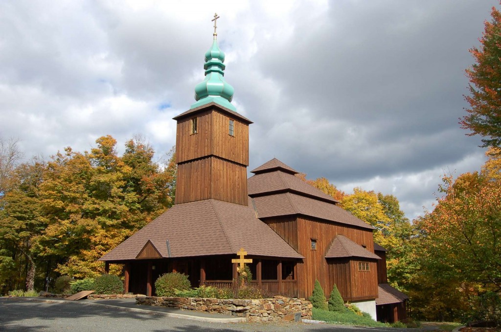 The exterior of Holy Trinity Orthodox Church, Danbury, CT