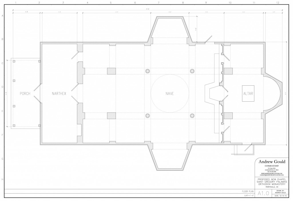 Proposed floor plan.