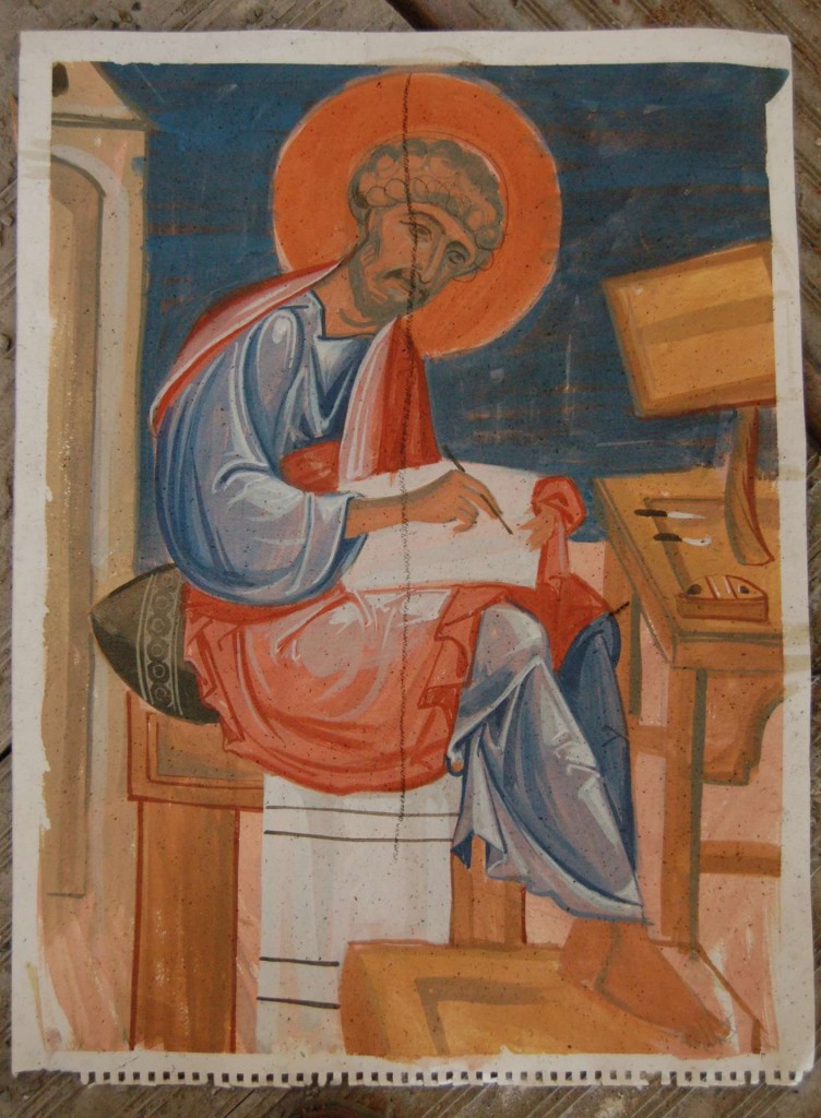 One of Vladimir's preparatory paint sketches.