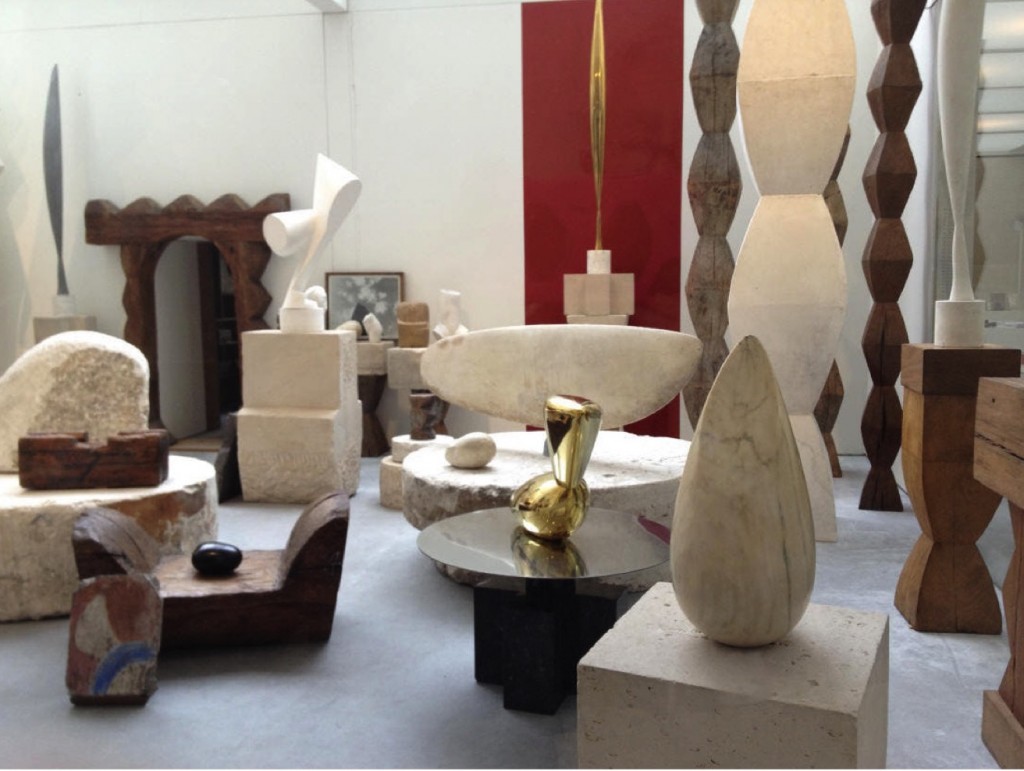 Brancusi’s Paris studio.