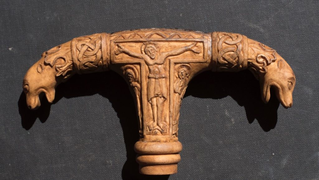 The prototype carved in a dense foam material.