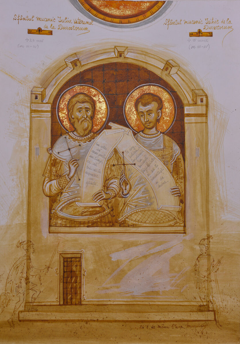 St Julius the Veteran Holy martyr Hysichios of Durostorum, Elena Murariu