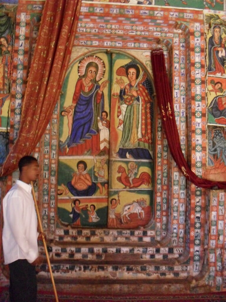 Ethiopian Orthodox Christian Tower Prayer Icon Ethiopia Iconography