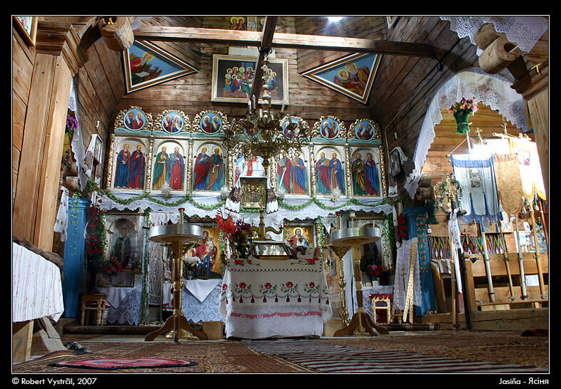 Village Church in Yasinia, Ukraine