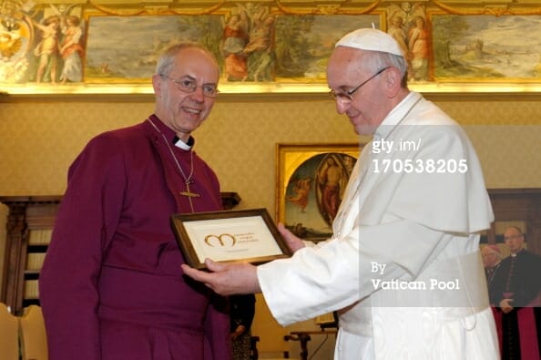Pope Francis presented with the gift in June