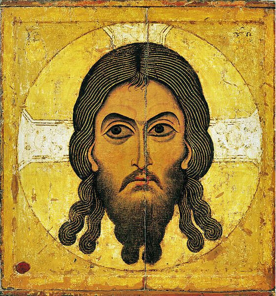 Acheiropoietos Icon (Not Made by Human Hands). Kiev, Russia, 12th century.