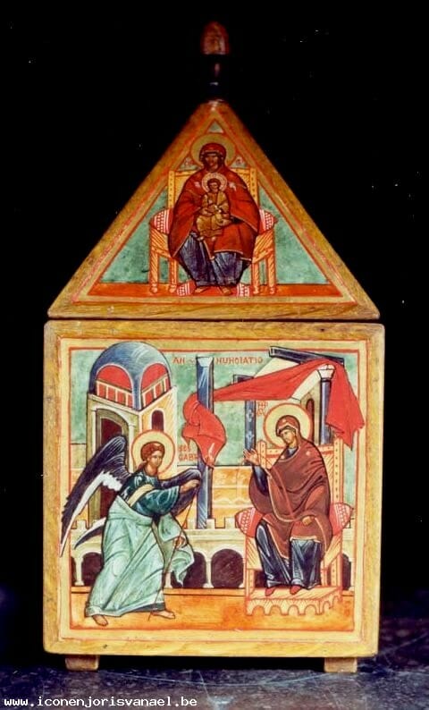 The Seat of Wisdom - Top, The Annunciation - Below