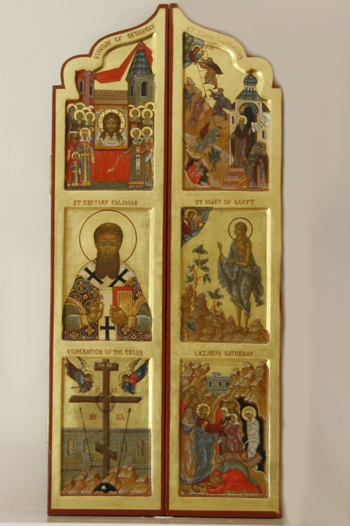 Triptych of Great Lent (closed) from Thomas and Elizabeth Smith collection
