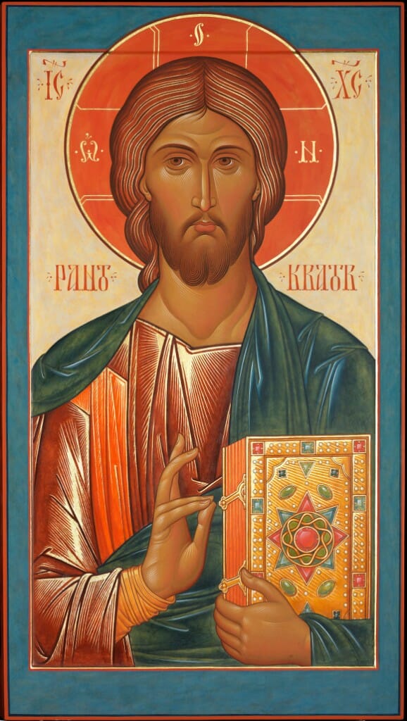 Icon of Christ for an iconostasis by fr. Silouan Justiniano
