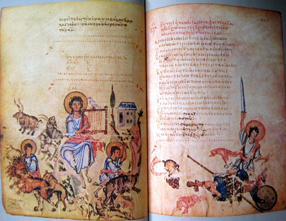 A Byzantine Illustrated Psalter from the 9th century (Chludov Psalter)