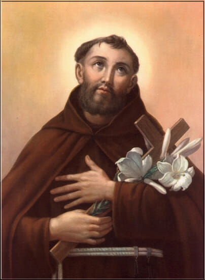 "Saint-Sulpice Style" devotional card, St. Fidelis Weninger (+1622). This is the kind of aesthetic the "art sacre" movement resisted and tried to move away from. Notice the academic naturalism reminiscent of the William Bouguereau painting above, although much less masterful.