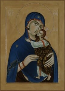 The Mother of God with Christ Child by Philip Davydov (2014)