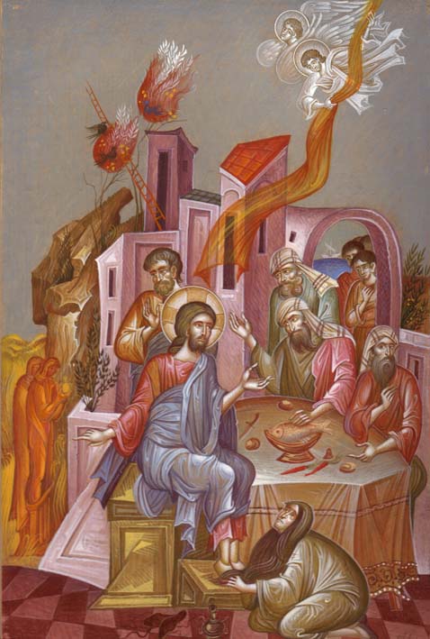 George Kordis, The Anointing of the Lord's Feet at Simon's House