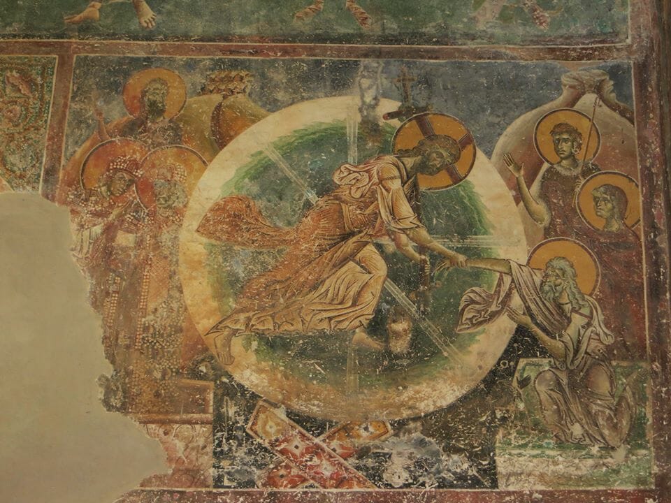 Anastasis, St. George Church, Kubiovo, Macedonia